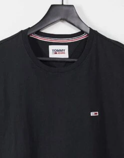 Tommy Jeans Flag Logo T-shirt In Black For Men -Tommy Hilfiger Store 20426075 4