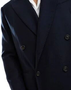 Tommy Hilfiger X Shawn Mendes Flag Logo Double Breasted Blazer In Navy For Men Desert Sky -Tommy Hilfiger Store 204331853 3