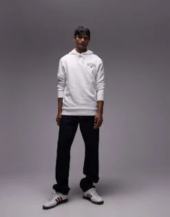Tommy Hilfiger Hoodie In White For Men -Tommy Hilfiger Store 204348192 3