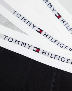 Tommy Hilfiger 3 Pack Trunks In Multi For Men Grey/black/white -Tommy Hilfiger Store 204348236 4