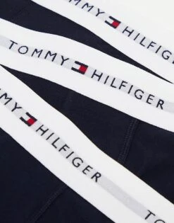 Tommy Hilfiger 3 Pack Trunks In Navy For Men -Tommy Hilfiger Store 204348269 3
