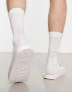 Tommy Jeans Flag Logo Pool Sliders In White For Men -Tommy Hilfiger Store 204707103 3