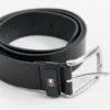 Tommy Hilfiger New Denton 3.5cm Leather Belt In Black For Men -Tommy Hilfiger Store 204844082 1 black