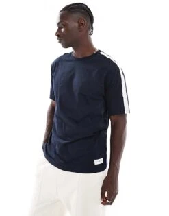 Tommy Hilfiger Lounge T Shirt With Logo Tapping In Grey For Men -Tommy Hilfiger Store 205121486 1 grey 1