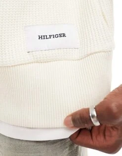 Tommy Hilfiger Monotype Waffle Vest In Calico For Men -Tommy Hilfiger Store 205438725 3