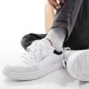 Tommy Hilfiger Basket Leather Mixed Media Essential Trainers In White For Men -Tommy Hilfiger Store 205439060 1 white