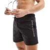 Tommy Hilfiger Original Medium Drawstring Swim Short In Black For Men -Tommy Hilfiger Store 205808311 1 black