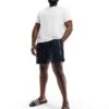 Tommy Hilfiger Original Big & Tall Medium Drawstring Swim Short In Navy For Men -Tommy Hilfiger Store 205808417 1 navy
