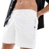 Tommy Hilfiger Original Medium Drawstring Swim Short In White For Men -Tommy Hilfiger Store 205808423 1 white