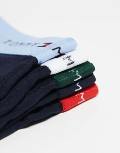 Tommy Hilfiger Signature Cotton Essentials 5 Pack Trunks In Multi For Men -Tommy Hilfiger Store 205819817 4