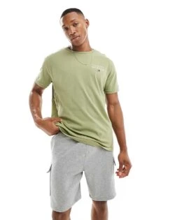 Tommy Hilfiger Original Lounge T Shirt In Olive For Men -Tommy Hilfiger Store 205819830 1 olive 1