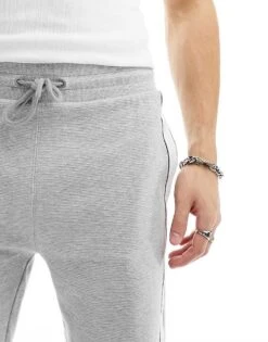 Tommy Hilfiger Established Lounge Shorts In Grey For Men -Tommy Hilfiger Store 205819886 5