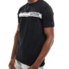 Tommy Hilfiger Monotype Stripe Lounge T Shirt In Black For Men -Tommy Hilfiger Store 205819940 1 black