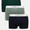 Tommy Hilfiger Signature Cotton Essentials 3 Pack Trunks In Multi For Men -Tommy Hilfiger Store 205819968 1 multi