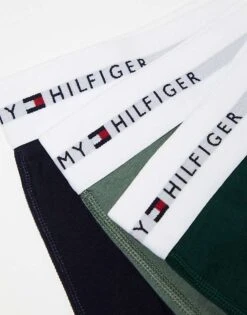 Tommy Hilfiger Signature Cotton Essentials 3 Pack Trunks In Multi For Men -Tommy Hilfiger Store 205819968 3
