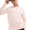Tommy Hilfiger 1985 Crew Neck Sweater In Pink For Men -Tommy Hilfiger Store 205836955 1 pink