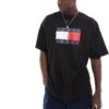 Tommy Jeans Skate Flag T-shirt In Black For Men -Tommy Hilfiger Store 205848082 1 black