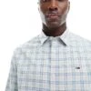Tommy Jeans Regular Oxford Check Shirt In Off White For Men Newsprint Check -Tommy Hilfiger Store 205848257 1 newsprintcheck