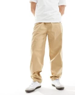 Tommy Jeans Aiden Tapered Casual Pants In Sand For Men Tawny Sand