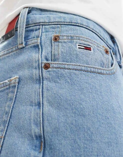 Tommy Jeans Regular Tapered Dad Jeans In Mid Wash For Men Denim Dark -Tommy Hilfiger Store 205848797 3