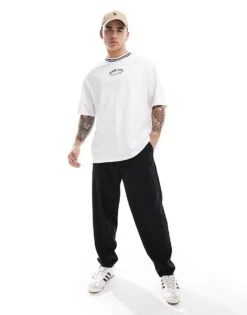 Tommy Jeans Oversized Tipping T-shirt In White For Men