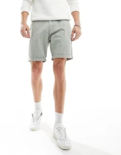Tommy Jeans Scanton Shorts In Grey For Men Faded Willow