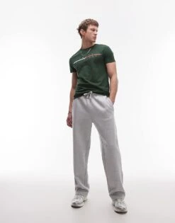 Tommy Hilfiger Logo T-shirt In Green For Men -Tommy Hilfiger Store 205911432 4