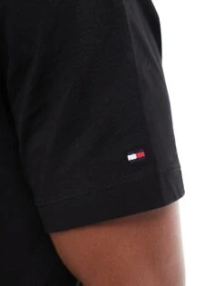 Tommy Hilfiger Regular Graphic Tee In Black ASOS Exclusive For Men -Tommy Hilfiger Store 205998041 4
