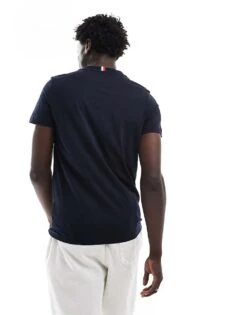 Tommy Hilfiger Badge Logo T-shirt In Navy For Men Desert Sky -Tommy Hilfiger Store 206361863 3
