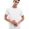 Tommy Hilfiger Tipped Collar T-shirt In White For Men -Tommy Hilfiger Store 206361905 1 white