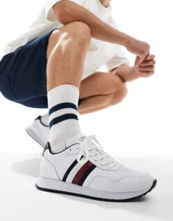 Tommy Hilfiger Evo Runner Trainers In White For Men -Tommy Hilfiger Store 206361942 1 white 1