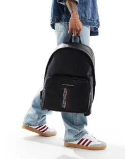 Tommy Hilfiger Foundation Backpack In Black For Men -Tommy Hilfiger Store 206361952 3