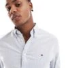 Tommy Hilfiger Regular Fit Oxford Shirt In Blue Stripe For Men Shirt Blue / White -Tommy Hilfiger Store 206362059 1 shirtbluewhite