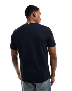 Tommy Hilfiger Taping T-shirt In Navy For Men Desert Sky -Tommy Hilfiger Store 206362189 4