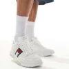 Tommy Jeans Brooklyn Flag Trainers In White For Men Ecru -Tommy Hilfiger Store 206379372 1 ecru