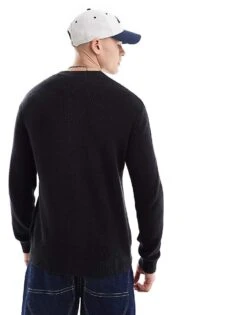 Tommy Jeans Unisex Large Flag Knitwear In Black For Unisex -Tommy Hilfiger Store 206379428 4