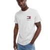 Tommy Jeans Slim Essential Flag T-shirt In Grey For Men Silver Grey -Tommy Hilfiger Store 206379526 1 silvergrey