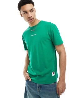 Tommy Jeans Small Logo T-shirt In Green For Men Green Malachite -Tommy Hilfiger Store 206379730 1 greenmalachite 1