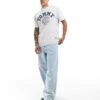 Tommy Jeans Vintage Arch T-shirt In Grey For Men Silver Grey -Tommy Hilfiger Store 206379765 1 silvergrey