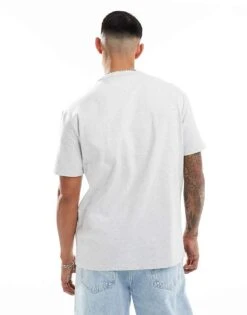 Tommy Jeans Vintage Arch T-shirt In Grey For Men Silver Grey -Tommy Hilfiger Store 206379765 3