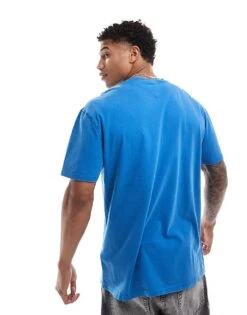 Tommy Jeans Small Logo T-shirt In Cobalt Blue For Men Coastal Cobalt -Tommy Hilfiger Store 206379917 4