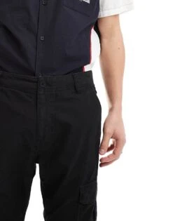 Tommy Jeans Ethan Cargo Pants In Black For Men -Tommy Hilfiger Store 206380058 4