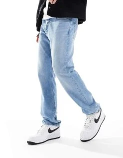 Tommy Jeans Ethan Relaxed Straight Jeans In Light Wash For Men Denim Light -Tommy Hilfiger Store 206380091 3