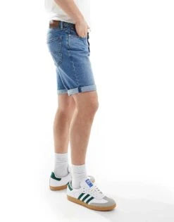 Tommy Jeans Scanton Slim Denim Shorts In Mid Wash For Men Denim Medium -Tommy Hilfiger Store 206380190 4