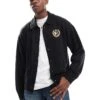 Tommy Jeans Boxy Crest Cardigan In Black For Men -Tommy Hilfiger Store 206858725 1 black