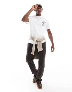 Tommy Jeans City Signature Back Print T-shirt In White For Men -Tommy Hilfiger Store 206858761 4