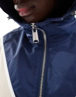 Tommy Jeans Game Day Pullover Jacket In Navy For Men Dark Ink -Tommy Hilfiger Store 206858875 3