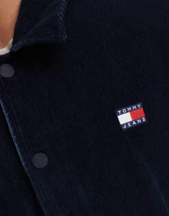 Tommy Jeans Badge Coach Jacket In Navy For Men Dark Night Navy -Tommy Hilfiger Store 206858900 3