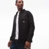 Tommy Jeans Essential Flag Overshirt In Black For Men -Tommy Hilfiger Store 206858903 1 black
