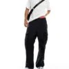 Tommy Jeans Aiden Ripstop Cargo Trousers In Black For Men -Tommy Hilfiger Store 206858904 1 black